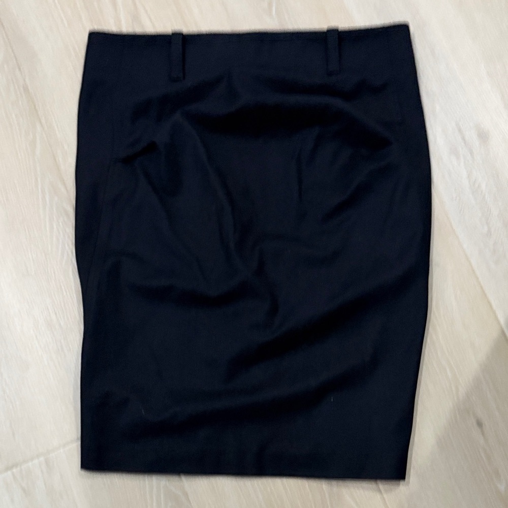 Gunex Made in Italy Black Pencil Skirt Size 12 RTW Charleston Classic Workwear